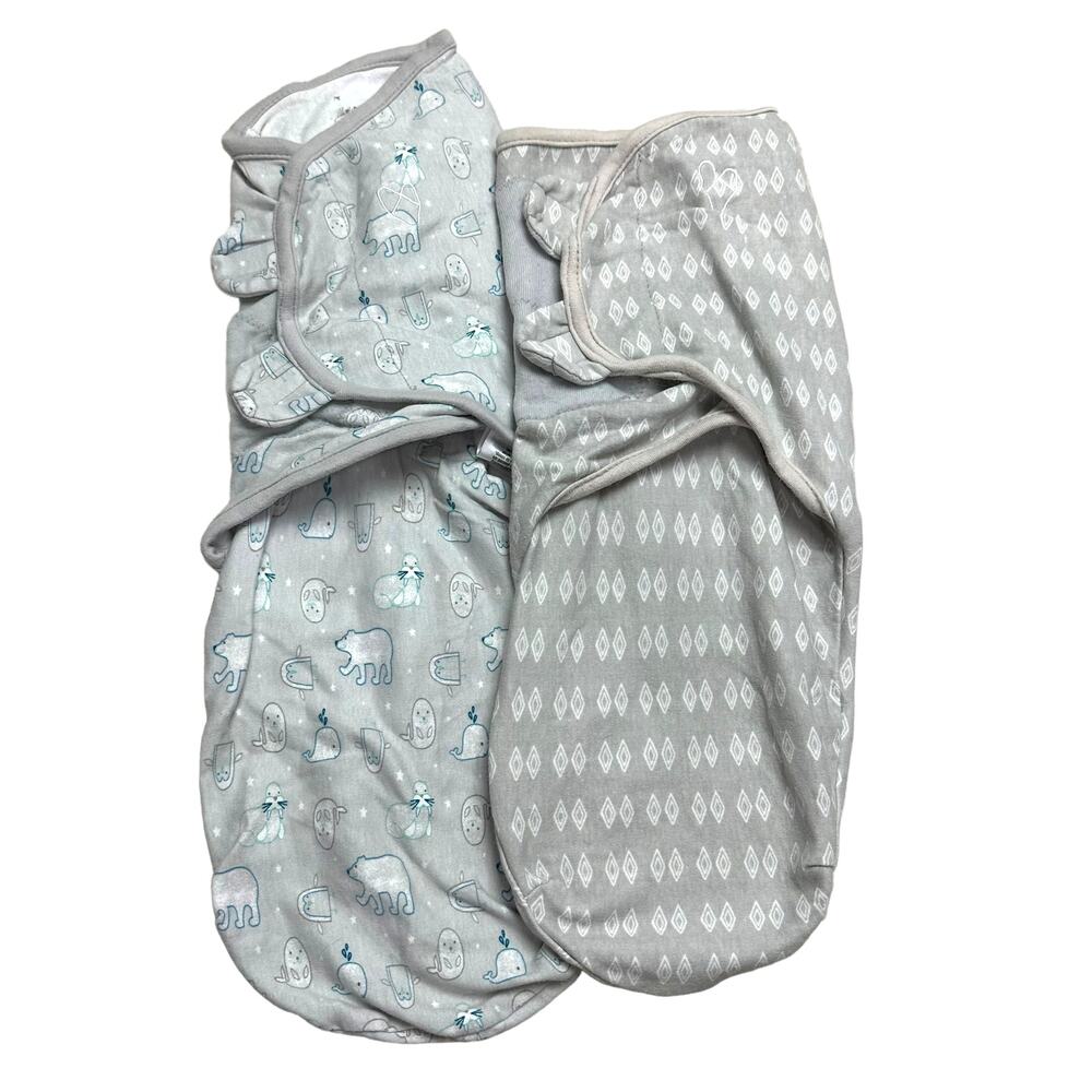 SwaddleMe Velcro Swaddles Sleep Sack Small Medium S M Newborn Baby 0-3 Months